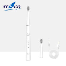 Load image into Gallery viewer, Electric Vibration Toothbrush Sonic Rechargeable Smart Chip Teethbrush Head Replaceable Whitening Healthy Best Gift For Adults And Kids
