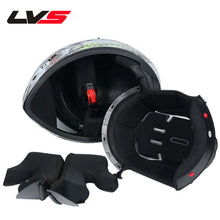 Load image into Gallery viewer, Full Face Racing Helmets Winter Warm Double Visor Motorcycle Helmet Motorbike Sports helmet LVS-701

