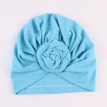 Load image into Gallery viewer, Modern Cotton Hat Handmade Baby Girls Turban Hats Twist Knot Women Caps For Mom And Daughter In Elegant Design
