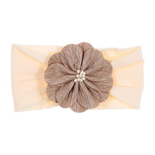 Load image into Gallery viewer, Cute 1PCS Baby Girls Lotus Flower Nylon Headband Knot Elastic Newborn Toddler Headwraps Kids Hair Accessories Gifts
