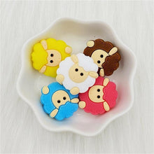 Load image into Gallery viewer, 5pcs Animals Cartoon Silicone  Teething  Sheep   For Children Newborn Baby Teether For Teeth
