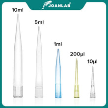 Load image into Gallery viewer, JOANLAB Official Store Laboratory Pipette Tips 10ul 200ul 1ml 5ml 10ml Micropipette Disposable Plastic Pipette Tip Lab Equipment
