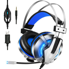 Load image into Gallery viewer, NEW Trend  Gaming Headset Gamer Ear Wired Headphones for Smartphone/PS4/PC/Xbox with Retractable Rotate Microphone and LED Light
