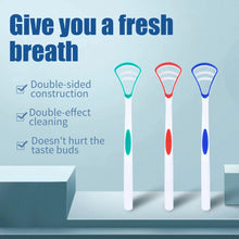 Load image into Gallery viewer, Y-Kelin Tongue Scraper Oral  Cleaner Brush Fresh Breath Cleaning Coated  Toothbrush  Hygiene Care Tools
