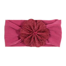Load image into Gallery viewer, Cute 1PCS Baby Girls Lotus Flower Nylon Headband Knot Elastic Newborn Toddler Headwraps Kids Hair Accessories Gifts
