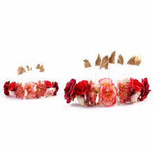 Load image into Gallery viewer, Luxury Modern Brazil Stlye Baby and Mother Feather Flower Headdress  Headwear European Flower Headband For Mother and Daughter
