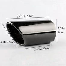 Load image into Gallery viewer, DSYCAR 1pair Chrome Plating Stainless Steel Car Exhaust Muffler Tip Pipes Covers ,universal car accessories
