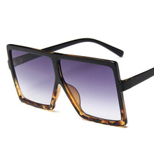 Load image into Gallery viewer, Oversized Modern Luxury Big Frame Square Women Sunglasses New Brand Designer With UV400 Protection Sunglasses oculos masculino
