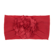 Load image into Gallery viewer, Cute 1PCS Baby Girls Lotus Flower Nylon Headband Knot Elastic Newborn Toddler Headwraps Kids Hair Accessories Gifts
