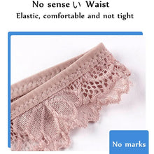 Load image into Gallery viewer, Sexy Women&#39;s Hollow Fashion Low Waist Lace Underwear Female Thongs Panties Briefs Ruffle G String
