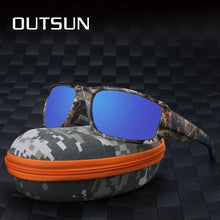 Load image into Gallery viewer, OUTSUN Camo Polarized Sunglasses Men Women Sport fishing Driving Sun glasses Brand Designer Camouflage Frame De Sol with Case
