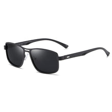 Load image into Gallery viewer, Business Luxury Brand NEW Fashion Polarized Elegant Sunglasses for Men Wuth UV400 Polarized Square Metal Frame Sunglasses
