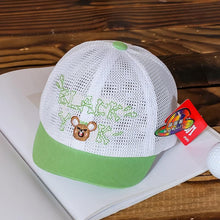 Load image into Gallery viewer, Luxury Summer Newborn Baby Sun Hat Cotton Beret Hat Cartoon Striped Bear Snapback Baseball Cap Baby Hats For girls and Boys Kids

