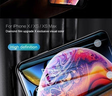 Load image into Gallery viewer, 500D Curved Protective Glass For iphone SE 2020 6 6S 7 8 Plus Tempered Glass Film on iPhone X XR 11 Pro XS Max Screen Protector Anti-Fingerprint Tempered Glass Film Full Screen Case Friendly Bubble Free for iPhone

