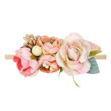 Load image into Gallery viewer, Handmade Luxury Pearl Baby Headbands Bundle Nylon Elastic  Newborn Hair Accessories for Girls Kids

