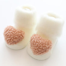 Load image into Gallery viewer, Cute Baby Thickening Furry Mid Floor Socks For Newborn Baby Boys And Girls Soft And Comfortable Footwear
