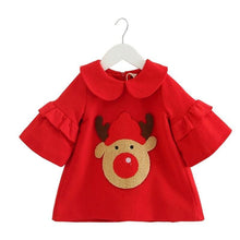 Load image into Gallery viewer, Christmas Baby Girl Clothes Cotton Party Dresses For Girls Newborn Kids  Warm Toddler Unique Design
