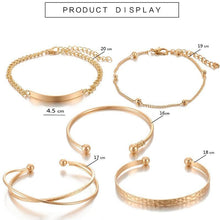Load image into Gallery viewer, Bohemian Gold Tassel Bracelets For Women Summer Shell Clear Crystal Stone Luxury Jewelry
