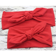 Load image into Gallery viewer, Modern Mother &amp; Daughter Rabbit Ears Bow Hair Bands Cloth Headband Bowknot Headwear Bow
