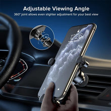 Load image into Gallery viewer, Black Gravity Phone Holder Stand For Car Air Vent Mount No Magnetic Mobile Cell Phone Holder Support GPS
