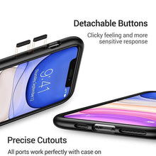 Load image into Gallery viewer, Black Big Eye Cat Cover Phone Case For iPhone 14 13 12 11 Pro Max Mini XS Max X XR Silicone Black Anti-Fingerprint Anti-Fall Clear Soft Anti-Yellow Cover Silicone Case
