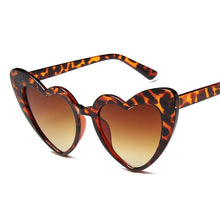 Load image into Gallery viewer, Elegant Retro  Love Heart Sunglasses Women Big Frame Personality Sunglasses Fashion Cute Retro Cat Eye Vintage Sunglasses  For Women and Girl
