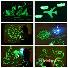 Load image into Gallery viewer, Draw With Light-Fun And Developing Drawing&amp;write Flip Board Kids Educational Toy Magic Drawing Lighting In Dark Gift For Child
