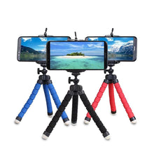 Load image into Gallery viewer, 360 Degree Flexible Lightweight Tripods Phone Holder Camera Desk Universal Portable Holder
