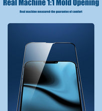 Load image into Gallery viewer, 4Pcs Full Cover Screen Protectors for IPhone 13 11 12 Pro Max Mini 13Pro 11Pro 14 PRO XS MAX X XR SE 6S 8 7 Plus Tempered Glass  Ultra Clear Tempered Glass Case Friendly Easy to Install Screen Protector
