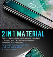 Load image into Gallery viewer, 2000D Curved Edge Tempered Glass For iPhone SE 2020 6 6S 7 8 Plus Full Cover Glass on iPhone 11 Pro XS Max X XR Screen Protector Screen Protector No Side Bezel Easy Installation Frame 3X Stronger Screen Protector
