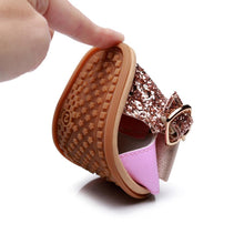Load image into Gallery viewer, Baby Kids Girl Sandals Pre Walker Newborn PU Leather Soft Sole Shoes Bowknot Girls Shoes
