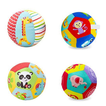 Load image into Gallery viewer, Education Baby Toys For Children Animal Ball Soft Plush Mobile Toy With Sound Baby Rattle Infant Body Building Ball For Kids
