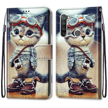Load image into Gallery viewer, Flip Case For Xiaomi Redmi Note 8 Pro 7 8T note4 4X Phone Case Leather Wallet Book Cute Cat Cover For Redmi 8 8A 7 7A 4 4X Cases Leather Wallet Flip Card Slots Holder Cover Side Pocket Shockproof Protective Magnetic Closure Bumper Phone Cases

