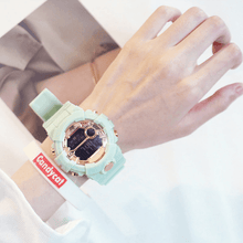 Load image into Gallery viewer, Electroic Shock Digital Watch Unisex Sports Waterproof  Watch With LED Colorful Mode Wristwatch For  Men and woman
