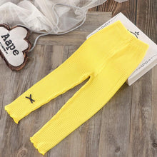 Load image into Gallery viewer, Newborn Baby Girls Pants Thin Spring Autumn Kids Girls Long Trousers Bow Girls Leggings Children Pants
