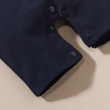 Load image into Gallery viewer, Luxury Modern baby Suit New boy's Jumpsuit Baby Short-sleeved Gentleman Suit Tie Robe summer Suit For Birthday and Party
