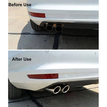 Load image into Gallery viewer, DSYCAR 1pair Chrome Plating Stainless Steel Car Exhaust Muffler Tip Pipes Covers ,universal car accessories
