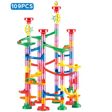 Load image into Gallery viewer, Marble Run Race Track Building Blocks 3D Maze Toy
