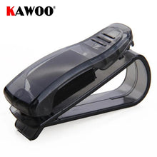 Load image into Gallery viewer, KAWOO Hot Sale Car Accessories Sun Visor Sunglass Eyeglasses Glasses Card Pen Abs Portable Clip Ticket Holder Stand 1Piece
