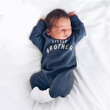 Load image into Gallery viewer, Newborn Baby Button Letter Long Sleeve Romper / jumpsuit for baby girls and boys.
