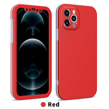 Load image into Gallery viewer, Full Cover Protective Phone Case For iPhone 12 Mini 11 Pro XS Max X XR 6 7 8 Plus Soft Silicone Shockproof Cover Full Body  Anti-Shock Protection Drop Protection Silicone iphone Cover
