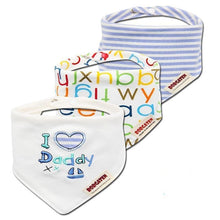 Load image into Gallery viewer, Cartoon Cotton Newborn Baby Boys and Girls Bibs Baby Towel Scarf Children Cravat Infant Kids Scarf
