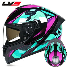 Load image into Gallery viewer, Full Face Racing Helmets Winter Warm Double Visor Motorcycle Helmet Motorbike Sports helmet LVS-701
