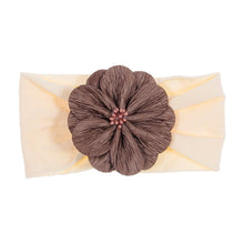 Load image into Gallery viewer, Cute 1PCS Baby Girls Lotus Flower Nylon Headband Knot Elastic Newborn Toddler Headwraps Kids Hair Accessories Gifts
