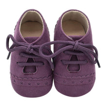 Load image into Gallery viewer, Newborn Baby Shoes Girls Boys Soft Warm Leather Prewalker Anti-slip Shoes Canvas Sports Sneakers Footwear Shoes
