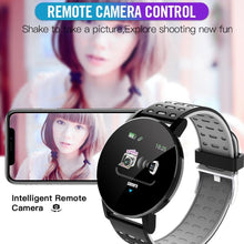 Load image into Gallery viewer, New Bluetooth Smart Watch For Men and Woman With Multifunction Blood Pressure Smartwatch  Sport Tracker Band For Android IOS and WhatsApp Connection

