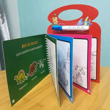 Load image into Gallery viewer, Montessori Coloring Book Doodle &amp; Reusable Magic Pen Painting Drawing Board For Kids Baby Educational Birthday Toy
