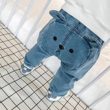 Load image into Gallery viewer, Cute Baby Pants Jeans Fashion Baby Boys Girls Pants Animal Print Long Trousers Bottoms Kids Trousers Children Pant
