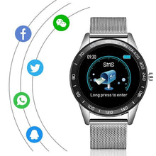 Load image into Gallery viewer, Modern Luxury New Smart Watch For Men and Women LED Color Screen And With Heart Rate Blood Pressure Tracker With  Multi-Function Mode Sport Smartwatch fitness Tracker
