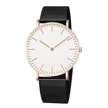 Load image into Gallery viewer, Fashion Unisex Watches Ultra Thin Stainless Steel Mesh Belt Quartz Classic Casual Watch For Women and Man
